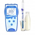 PH241DP премиальный портативный рН-метр ЭКОСТАБ для измерения рН жидких пищевых и молочных продуктов (молоко, сливки, йогурт) 