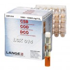 ХПК (O2), 1000-10000 мг/л, Тест-набор LANGE LCK014, (25 тестов), Аттест.методика 1000 – 10 000 мг/л*