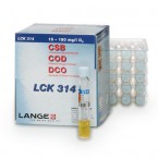 ХПК (O2), 15-150 мг/л, Тест-набор LANGE LCK314, (25 тестов), Аттест.методика 15 – 150 мг/л*
