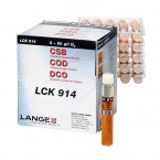 ХПК (O2), 5-60 г/л, Тест-набор LANGE LCK914, (25 тестов), Аттест.методика 5000 – 60 000 мг/л*
