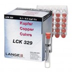 Медь (Cu), 0,1-8 мг/л, Тест-набор LANGE LCK329, (25 тестов), Аттест.методика 0,10 – 8,0 мг/л*