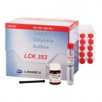 Сульфат (SO4), 150-900 мг/л, Тест-набор LANGE LCK353, (25 тестов), Аттест.методика 150 - 900 мг/л*