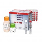 Фенол (C6H5OH), 5-200 мг/л, Тест-набор LANGE LCK346, (24 теста), Аттест.методика 5,0 – 200 мг/л*