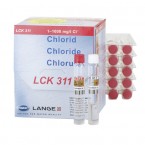 Хлориды (Cl-), 1-70 мг/л, Тест-набор LANGE LCK311, (24 теста), Аттест.методика 1,0 – 1000 мг/л*