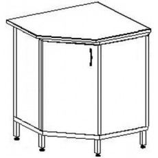 Угловой стол-тумба 600 УСТл (ламинат)