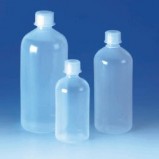 Бутылка узкогорлая, 250 мл, пластиковая PP, с завинчивающейся крышкой PP (94994) (Vitlab) 12 шт./уп.
