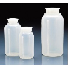 Бутылка широкогорлая, 1000 мл, пластиковая PE-LD, с герметично закрывающейся крышкой (80412) (Vitlab) 10 шт./уп.