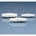 Соединитель прямой для шлангов с внутр. диам. 3-5 мм, пластиковый PP (80510) (Vitlab)